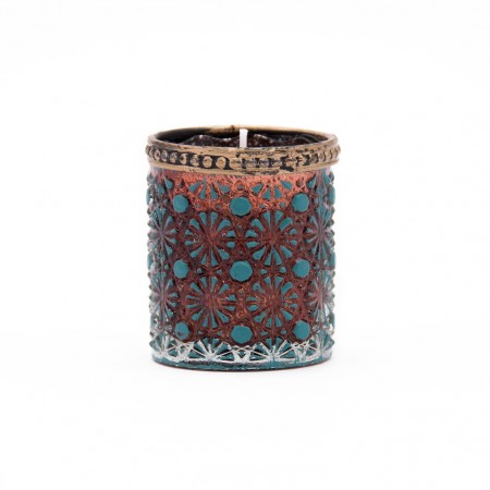 VASO MANDALA VAINILLA-ALMENDRA