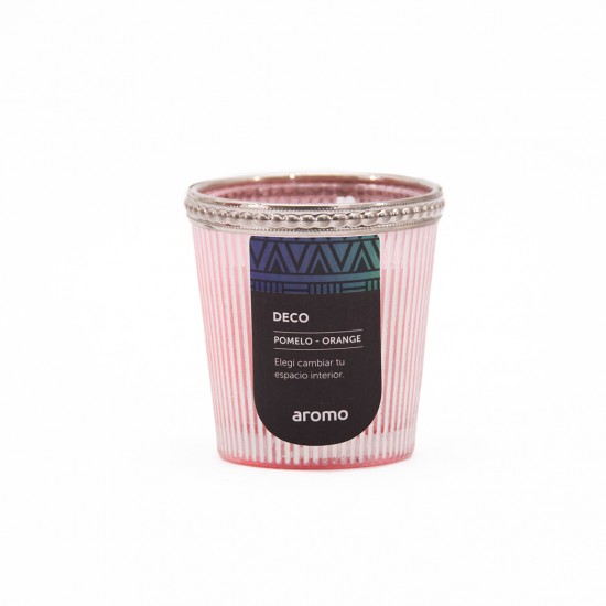 VASO RAYADO ROSA POMELO-ORANGE VASO RAYADO ROSA POMELO-ORANGE