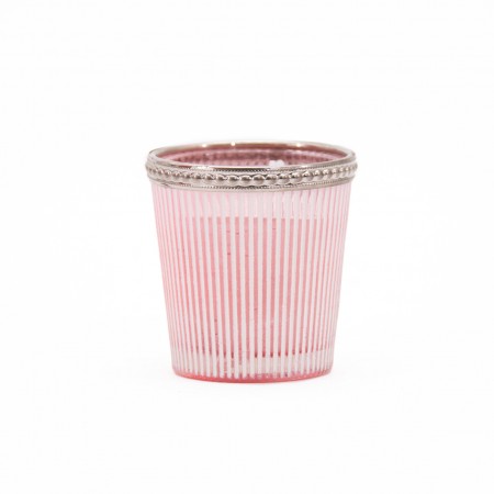 VASO RAYADO ROSA GARDENIA VASO RAYADO ROSA GARDENIA