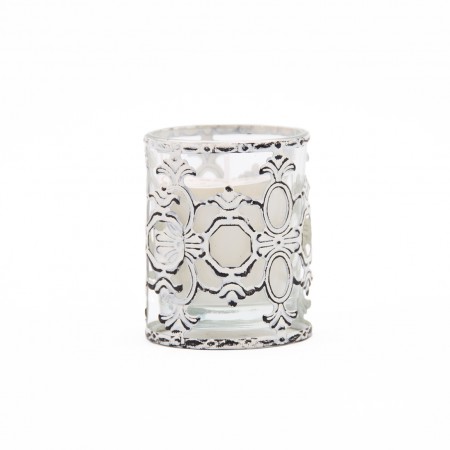 VASO METAL BLANCO POMELO-ORANGE VASO METAL BLANCO POMELO-ORANGE