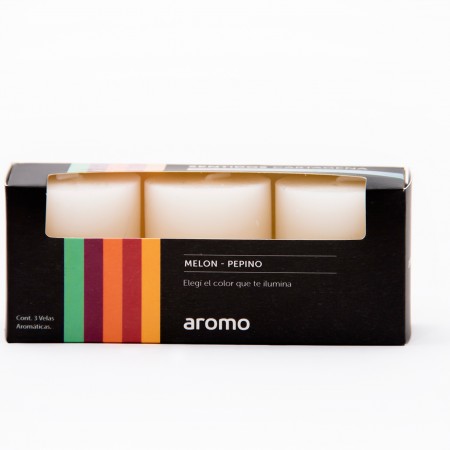 VELA CAJAx3 CARTAGENA BLANCO  (Melón-Pepino)