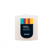 VELA 5,5x5,5 cm CARTAGENA BLANCO  (Melón-Pepino) VELA 5,5x5,5 cm CARTAGENA BLANCO  (Melón-Pepino)