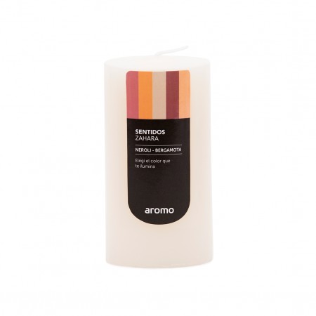 VELA 5,5x10 cm ZAHARA BLANCO  (Neroli-Bergamota) VELA 5,5x10 cm ZAHARA BLANCO  (Neroli-Bergamota)