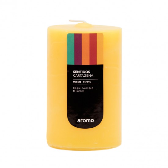 VELA 8x13 cm CARTAGENA AMARILLO (Melón-Pepino) VELA 8x13 cm CARTAGENA AMARILLO (Melón-Pepino)
