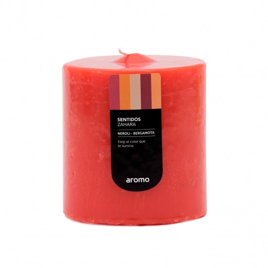 VELA 10x10 cm ZAHARA NARANJA (Neroli-Bergamota) VELA 10x10 cm ZAHARA NARANJA (Neroli-Bergamota)