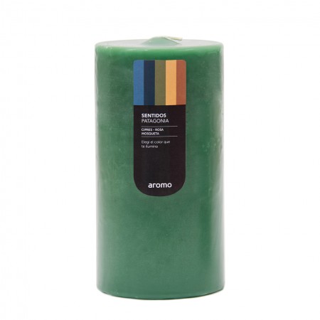 VELA 10x18 cm  PATAGONIA VERDE (Ciprés-Rosa Mosqueta) VELA 10x18 cm  PATAGONIA VERDE (Ciprés-Rosa Mosqueta)