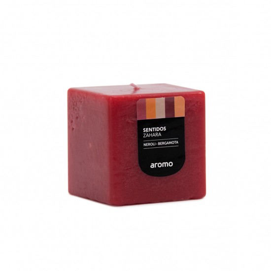 CUBO 6x6 cm ZAHARA ROJO (Neroli-Bergamota) CUBO 6x6 cm ZAHARA ROJO (Neroli-Bergamota)