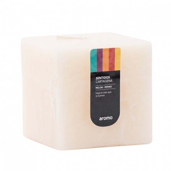 CUBO 10x10 cm CARTAGENA BLANCO (Melón-Pepino) CUBO 10x10 cm CARTAGENA BLANCO (Melón-Pepino)