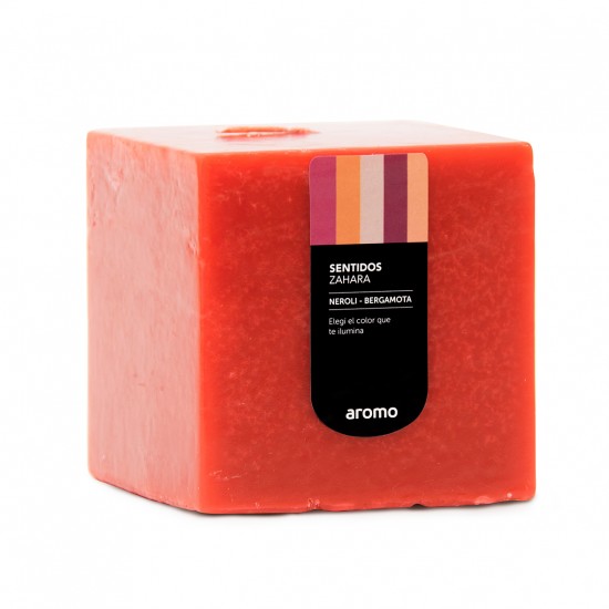 CUBO 10x10 cm ZAHARA NARANJA (Neroli-Bergamota) CUBO 10x10 cm ZAHARA NARANJA (Neroli-Bergamota)