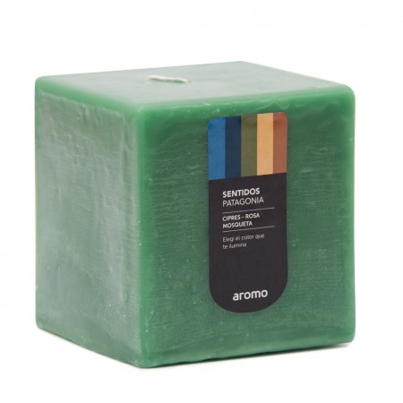 CUBO 10x10 cm  PATAGONIA VERDE (Ciprés-Rosa Mosqueta) CUBO 10x10 cm  PATAGONIA VERDE (Ciprés-Rosa Mosqueta)