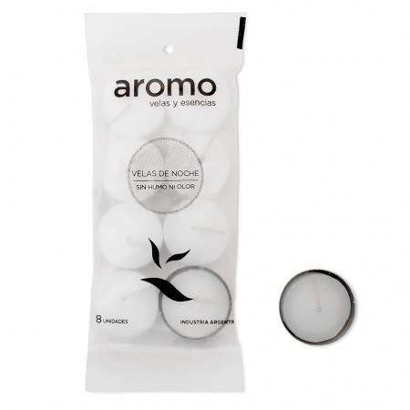 VELA NOCHE PACK x 8 