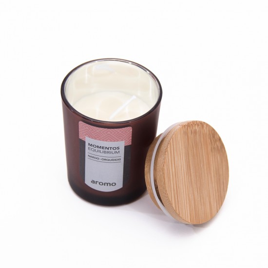 VASO CERA VEGETAL 5x7 MARRON MOMENTOS-EQUILIBRIUM (Nardo y Orquídeas) VASO CERA VEGETAL 5x7 MARRON MOMENTOS-EQUILIBRIUM (Nardo y Orquídeas)