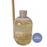 Repuesto Difusor 300ml +  Varillas Aroma Nardo Orquídeas Repuesto Difusor 300ml +  Varillas Aroma Nardo Orquídeas