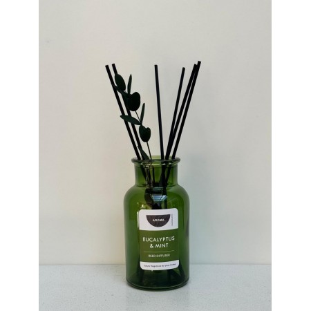 Difusor VINTAGE CON FLORES (Eucalyptus y Menta)