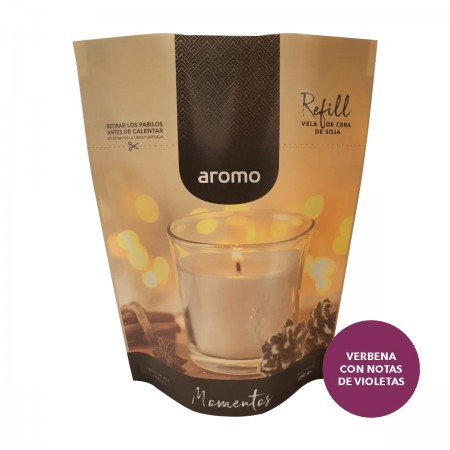 Refill Vela de Cera de Soja - Verbena con Notas de Violetas Refill Vela de Cera de Soja - Verbena con Notas de Violetas