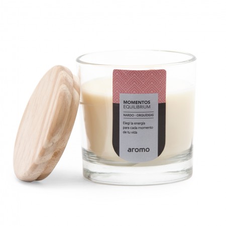 VASO CERA VEGETAL 8X8   MOMENTOS-EQUILIBRIUM  (Nardo y Orquídeas) VASO CERA VEGETAL 8X8   MOMENTOS-EQUILIBRIUM  (Nardo y Orquídeas)