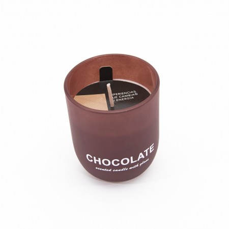 VASO ESMERILADO CHOCOLATE  7x8