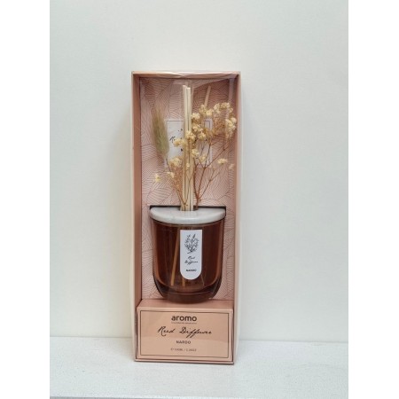 Difusor VIDRIO CON TAPA (Nardo y Orquídeas)